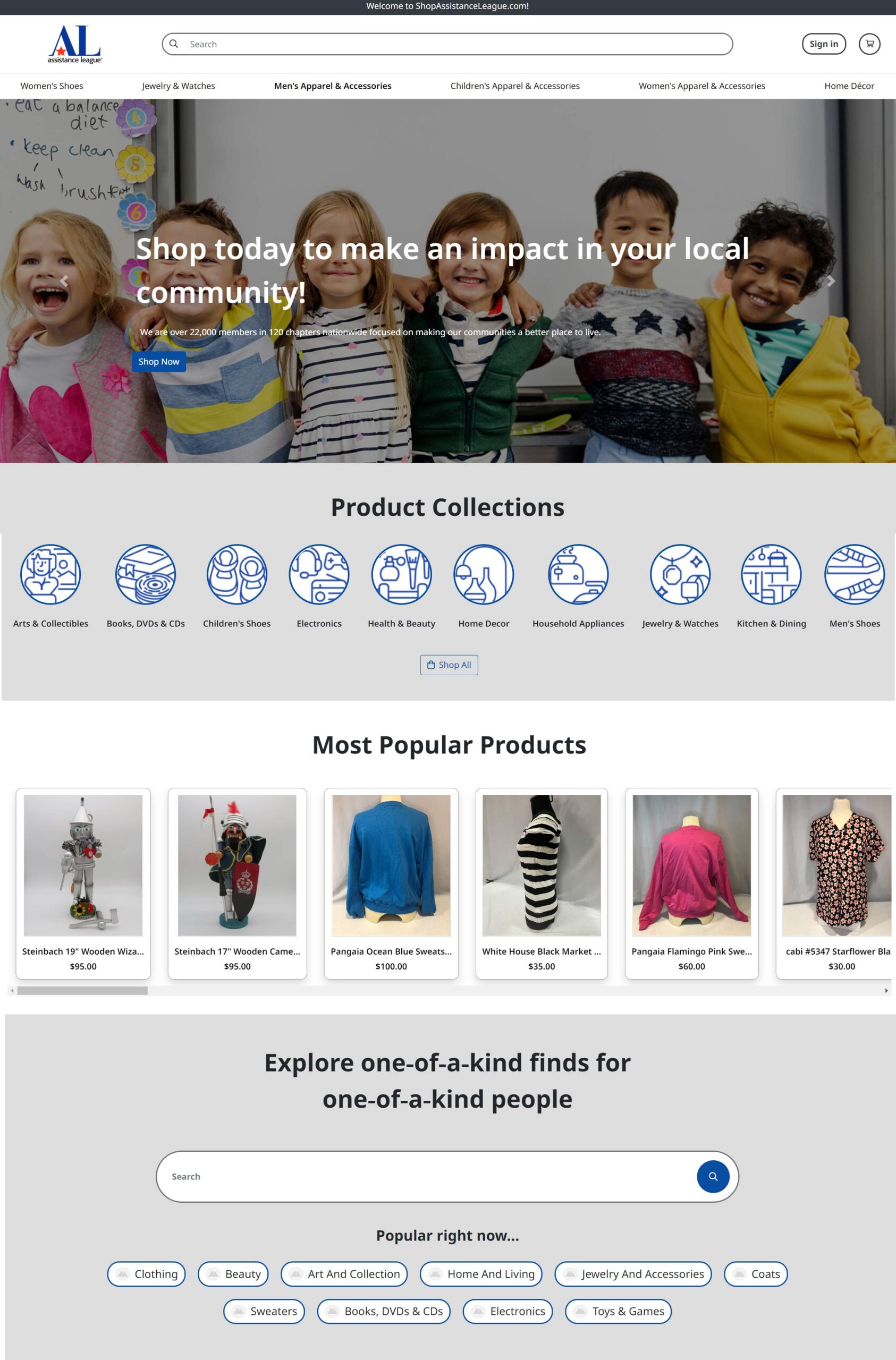 ShopAssistanceLeagueWebsite Shop Assistance League Website
